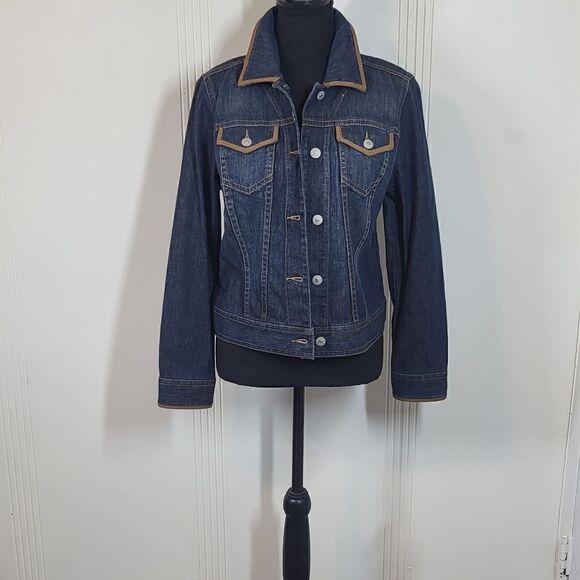 Liz Claiborne Denim Jean Jacket - Picture 1 of 10
